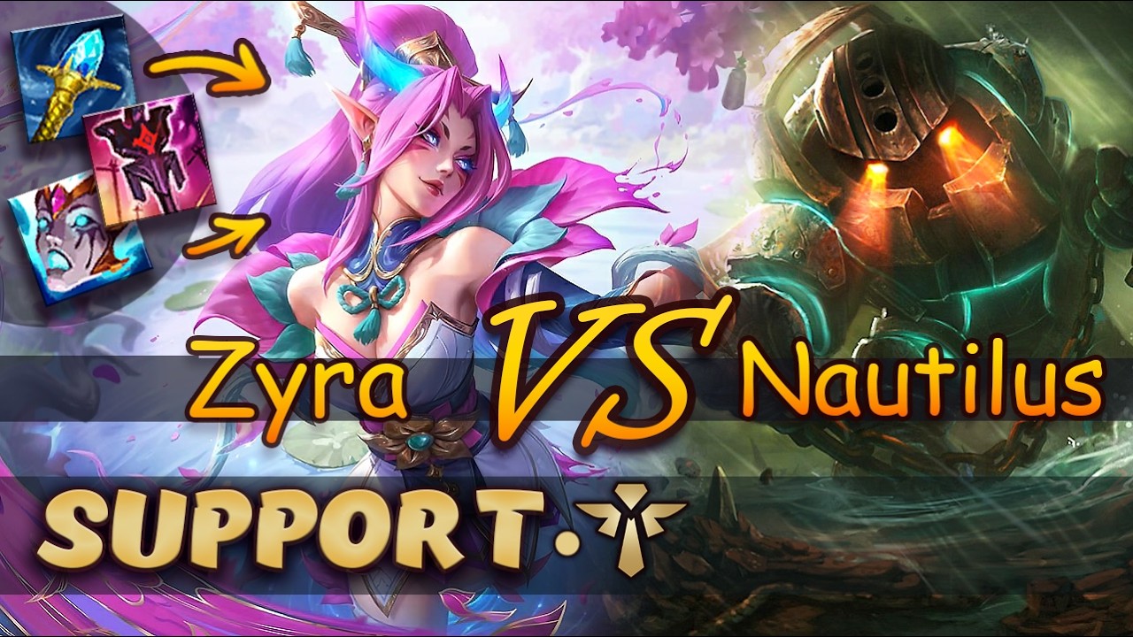 Zyra & Jhin vs Nautilus & Kai'Sa | Support | Full game | League of Legends - patch 26.05