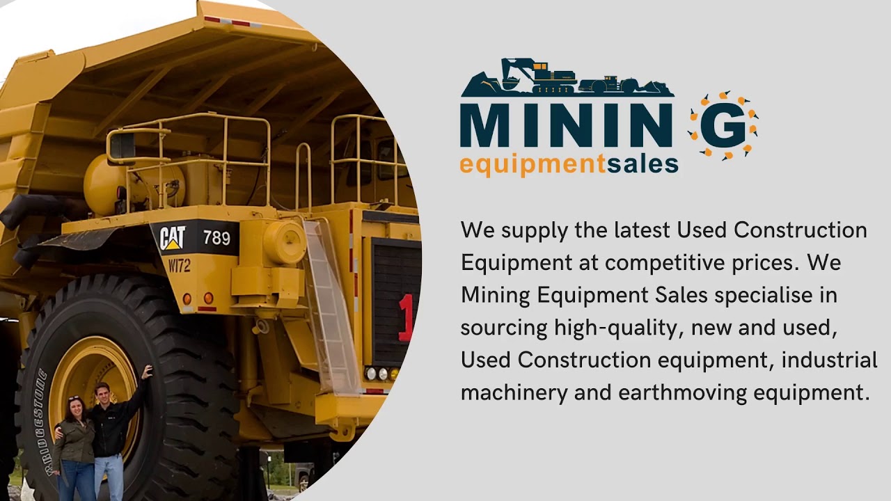 Used Construction Equipment |  For sale in Australia | second hand construction machine | Mining