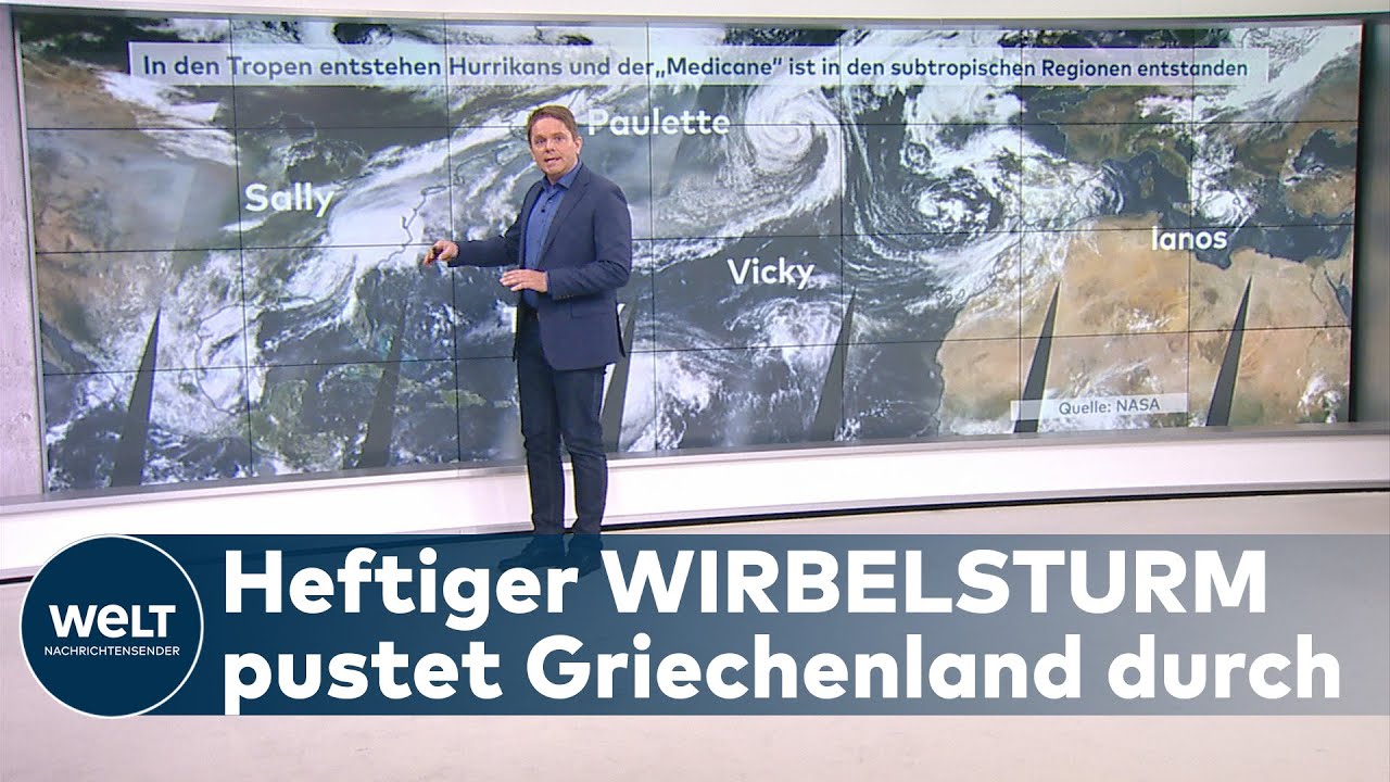 MEDICANE WÜTET IM MITTELMEER: Wirbelsturm 