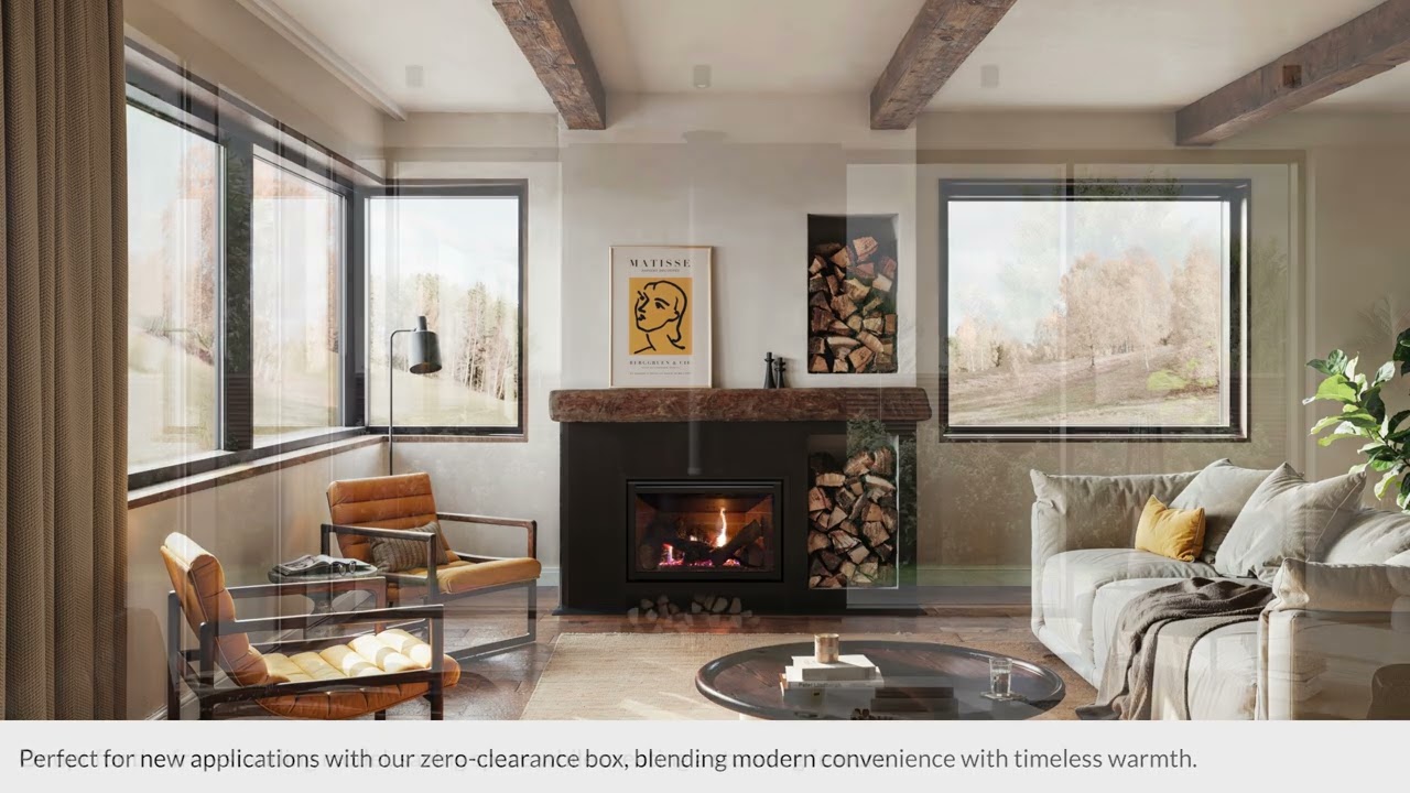Heat n Glo I-Series 3-in-1 gas fireplace