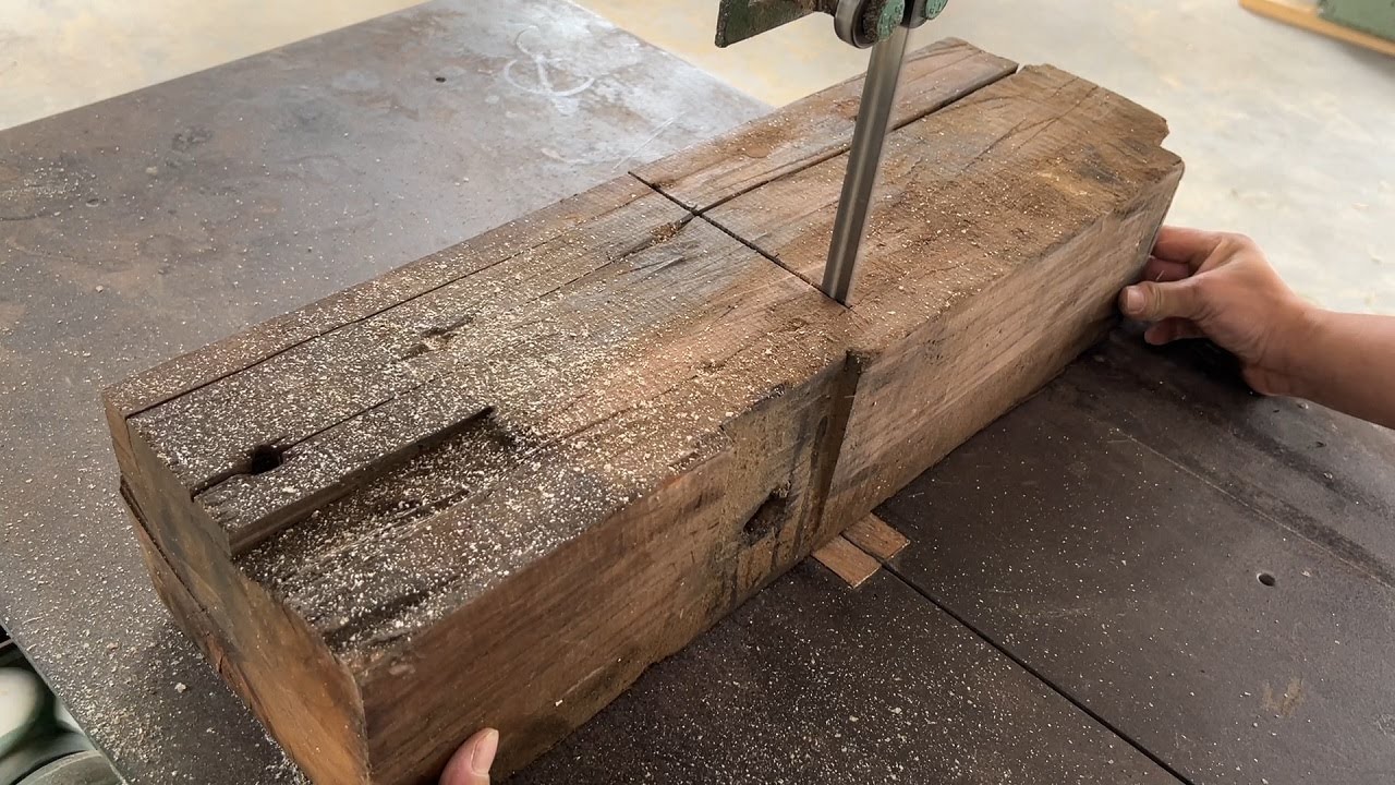 Turning Salvaged Wood from Old Fishing Boats into a Beautiful Coffee Table and Chair Set