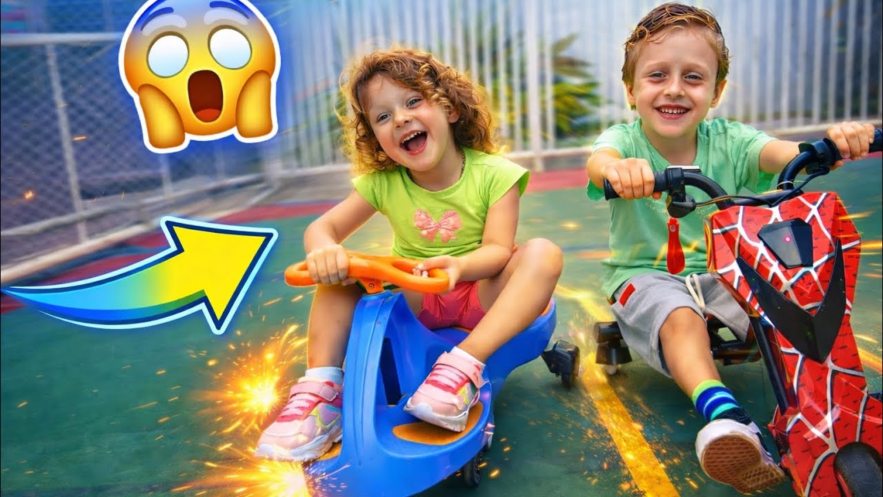 Davi e Luiza NA CORRIDA DO DRIFT! Quem ganha? 🏁🔥