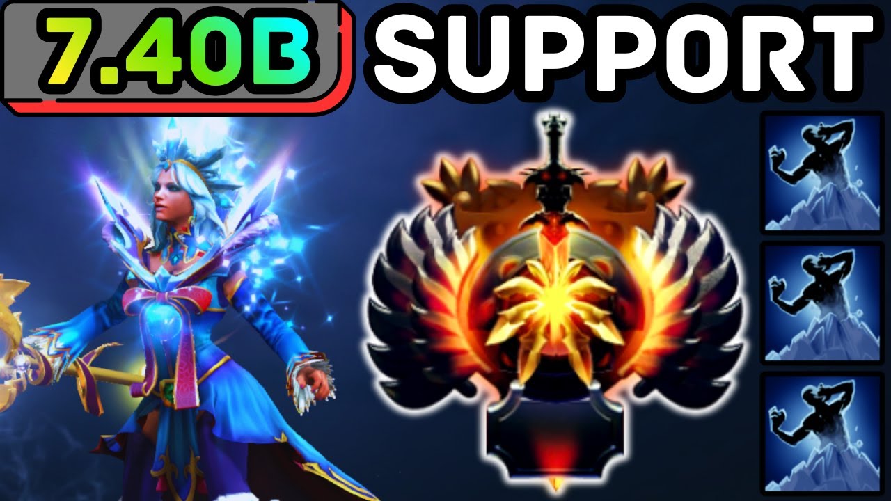 🔥 NEW PATCH 7.40b !!! CRYSTAL MAIDEN HARD SUPPORT IMBA FREEZE | DOTA 2 GAMEPLAY 🔥