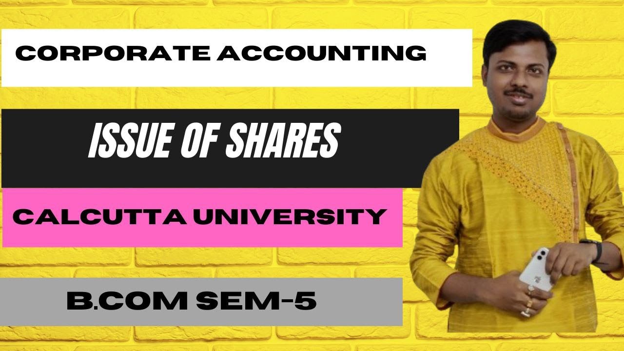 Day-21| Issue of Shares - Concept & Format | B.Com  5th Semester | Corporate Accounting| 2024H,1987H