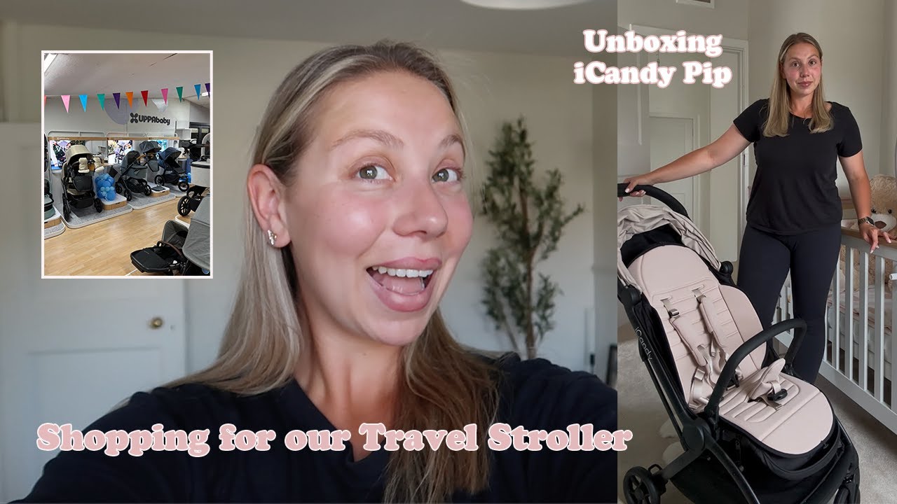 Shopping for our Travel Stroller Vlog & Unboxing the iCandy Pip | Emma Horgan