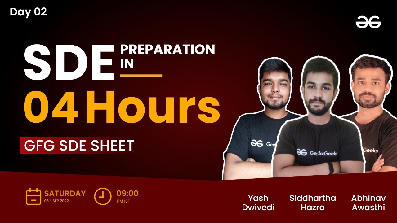 SDE Preparation in 4 Hours | GFG SDE Sheet - Linked List | GeeksforGeeks Practice
