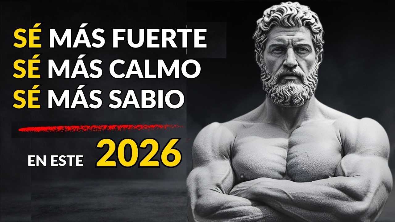 Sé más fuerte, sé más sabio, sé más tranquilo en 2026 .  2026 ES TU AÑO  ESTOICIMO
