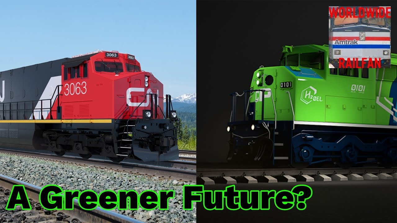 Hydrogen and Batteries: Better than Diesel Trains?