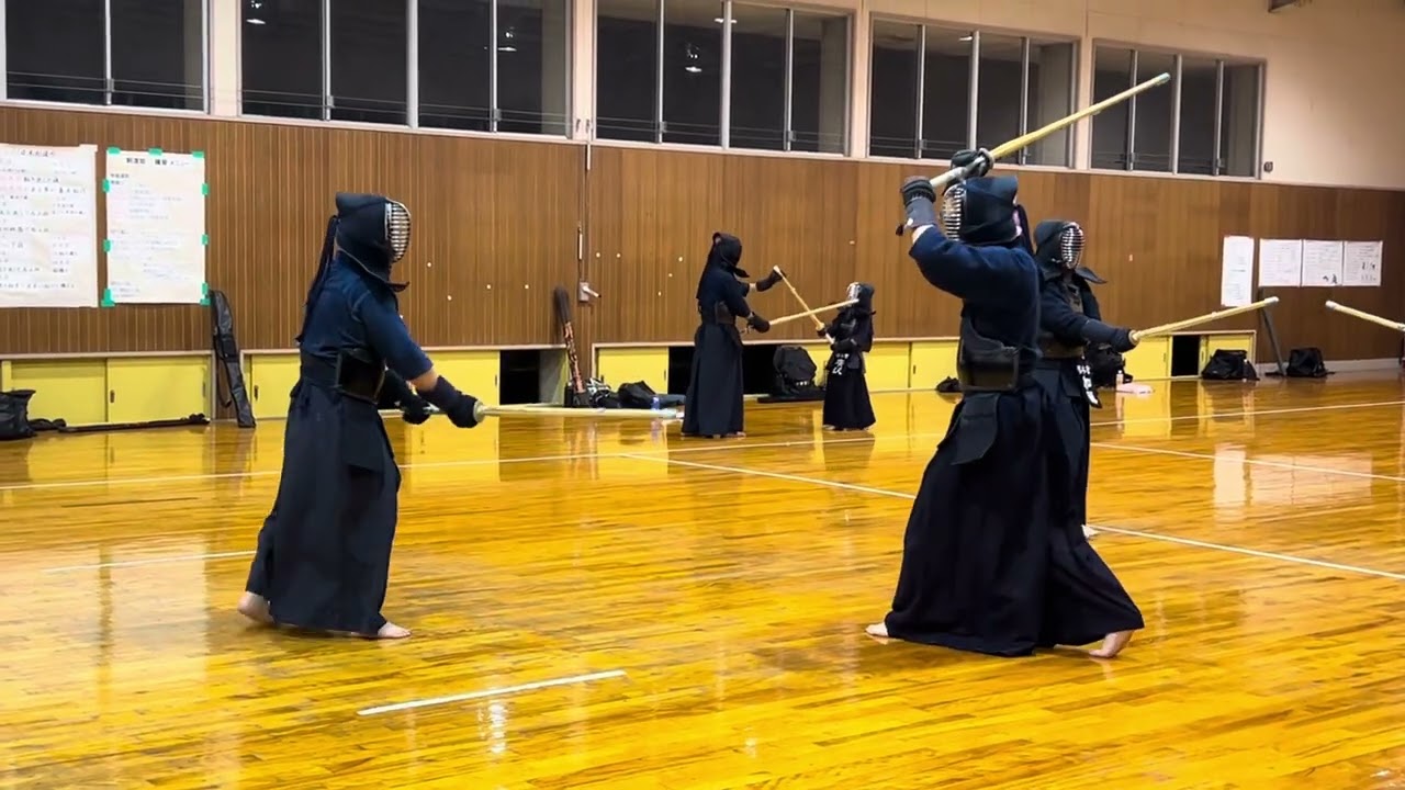 櫻木會稽古　地稽古　梅村先輩vs現役大学生4  #稽古　#栃木　#剣道　#地稽古　#上段