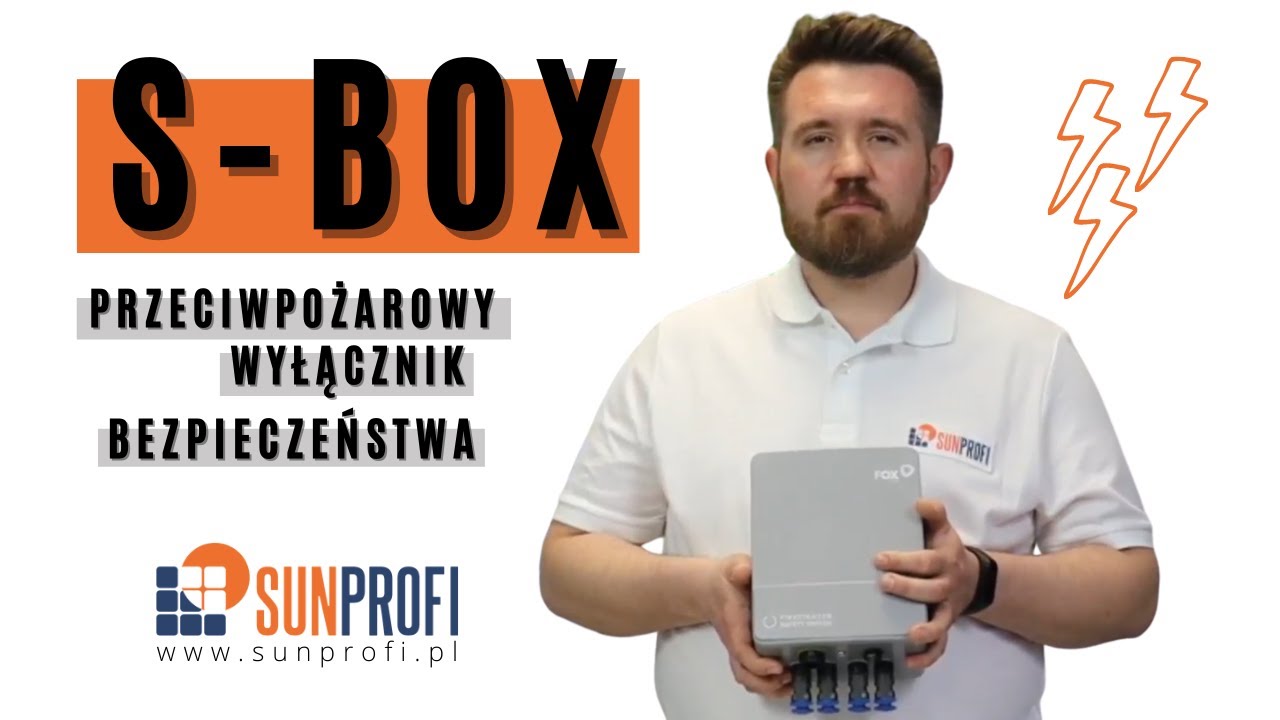 SUNPROFI: S-BOX przeciwpożarowy wyłącznik bezpieczeństwa od FoxESS