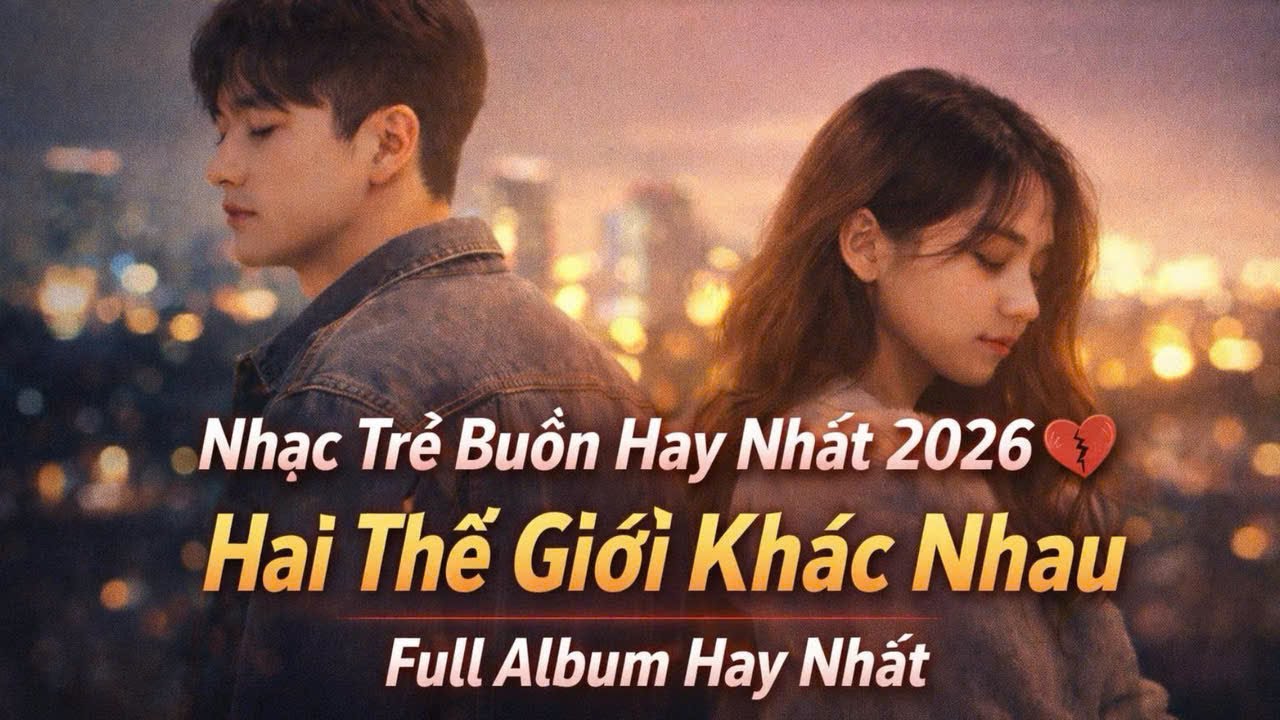 Nhạc Trẻ Buồn Hay Nhất 2026 💔 Hai Thế Giới Khác Nhau | Full Album Hay Nhất