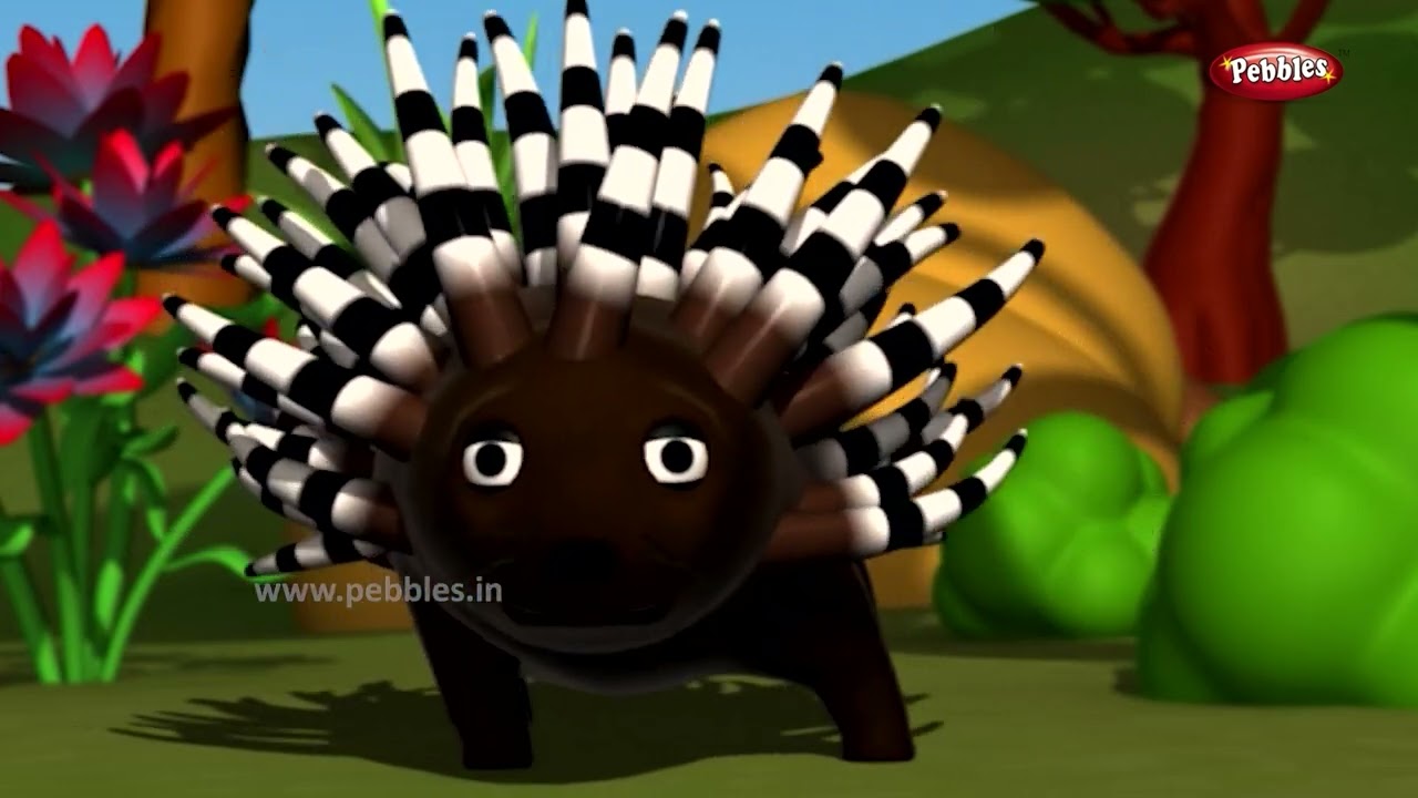 Animal Rhymes in in Marathi | मराठी बालगीत | Animal Songs for Children | Pebbles Marathi