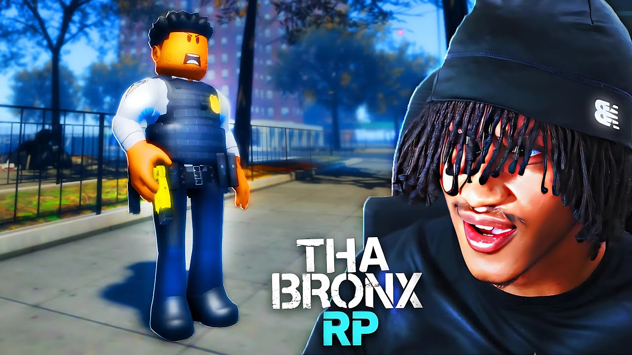 So I Became a COP in Roblox Tha Bronx 3 Roleplay...