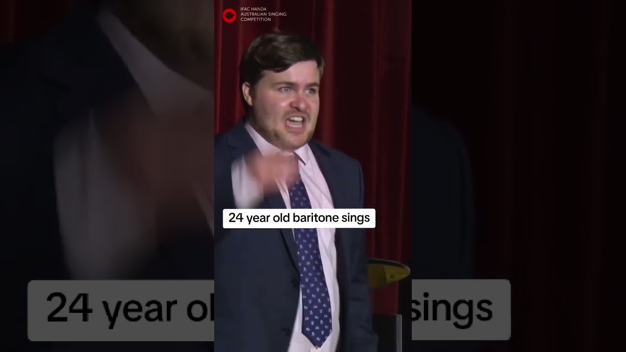 Aidan Hodder perform Mozart's Le nozze di Figaro  #operasinger #baritone #themarriageoffigaro