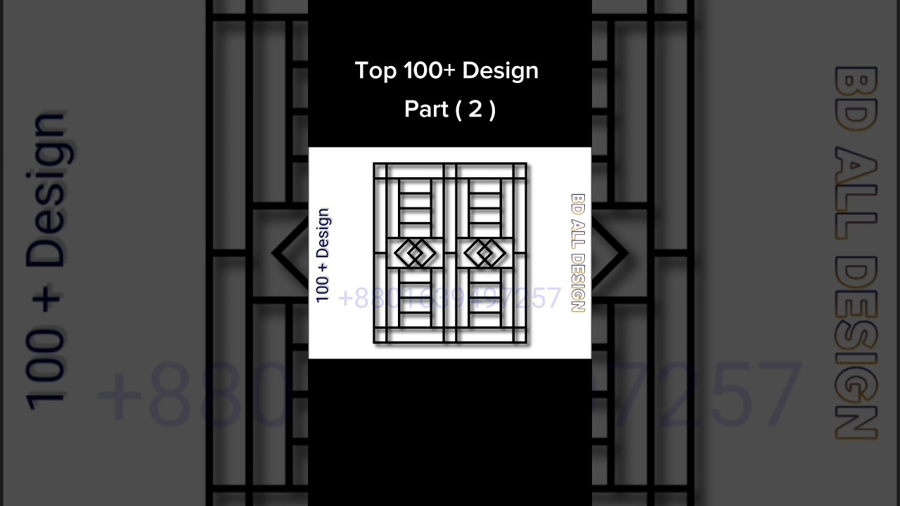 Top 100+ window grill design part 2 #foryou #art #grilldoordesign #grilldesign #moderngrills #grill