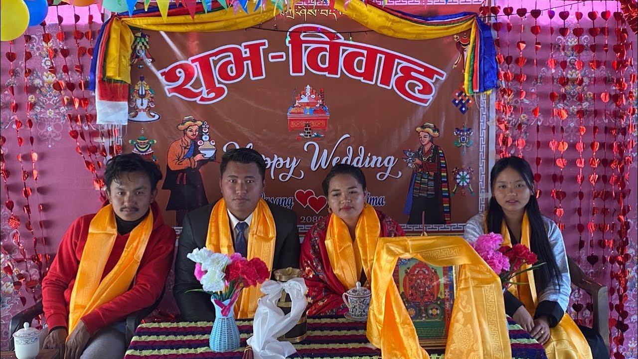 Happy wedding 💒 Mr Pasang Gyalbu Hyolmo ❤️💍Mrs,Nima Hyolmo