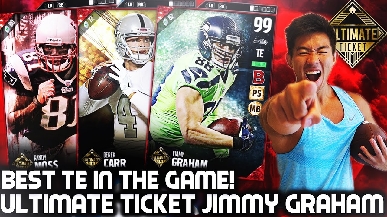 WE GET ULTIMATE TICKET JIMMY GRAHAM! MADDEN 17 ULTIMATE TEAM