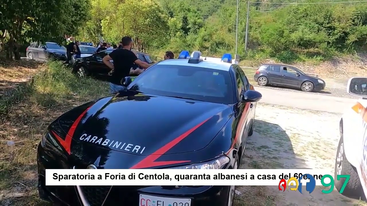 Sparatoria a Foria di Centola: quaranta albanesi davanti la casa del 60enne