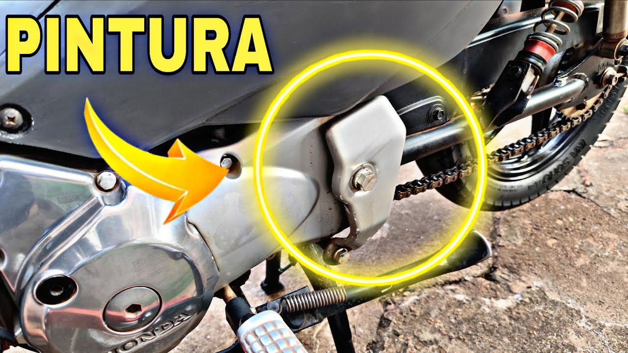 Reformando uma peça da moto 