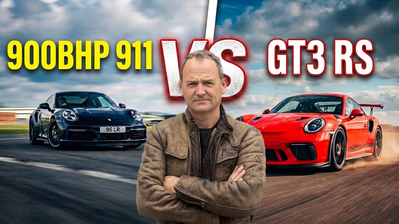 Битва на треке Top Gear | Сможет ли 911 Turbo S побить рекорд круга GT3 RS от Нового Стига?