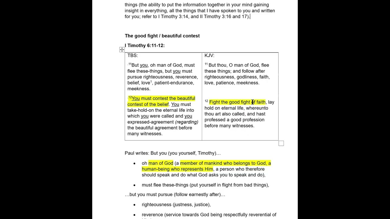 Spiritual contest and war - part 4 - video 1
