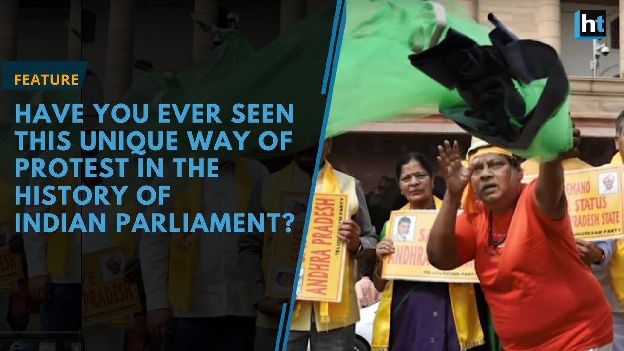 TDP MP Sivaprasad's unique protest for Andhra Pradesh