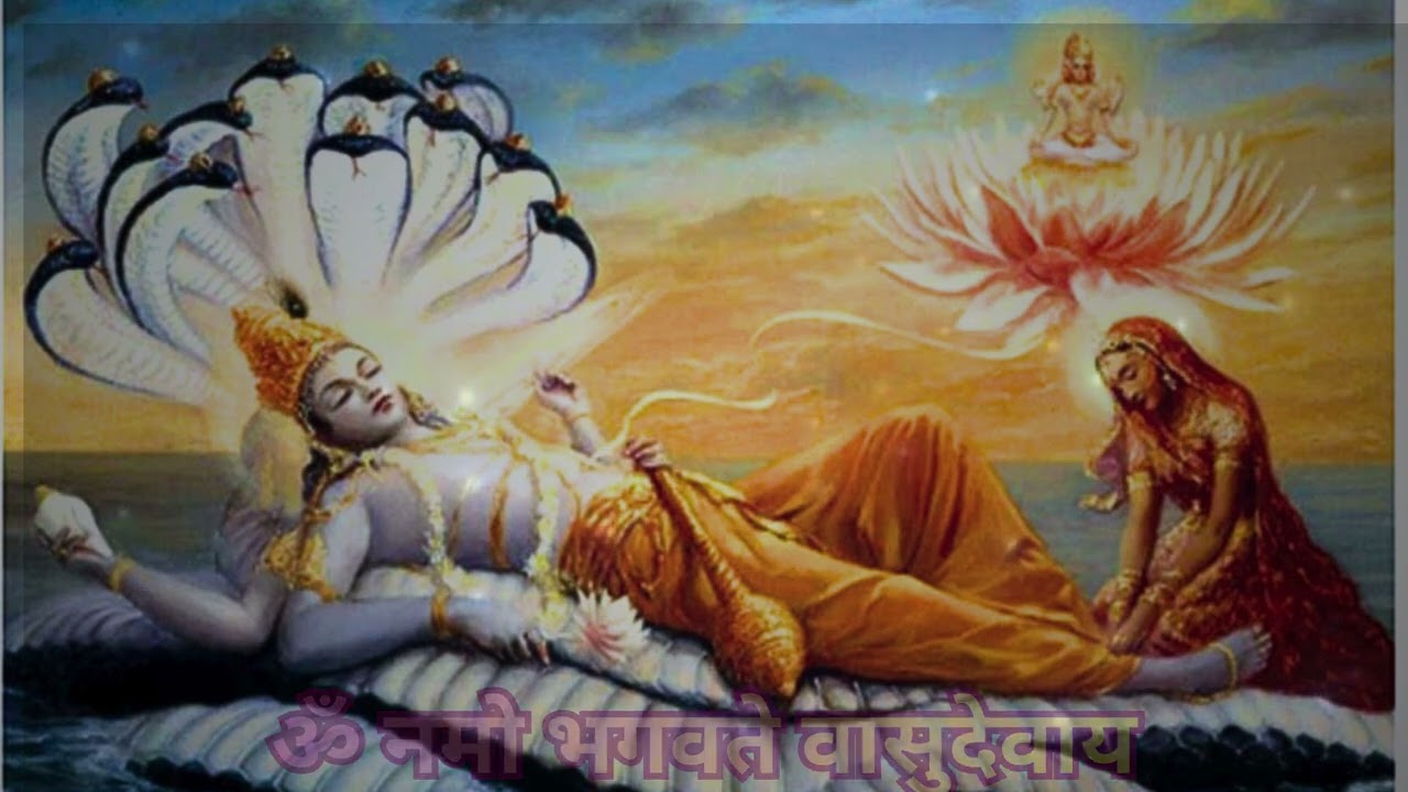 सुख शांति प्रदायक Om Namo Bhagvate Vasudevay | 108 Times 