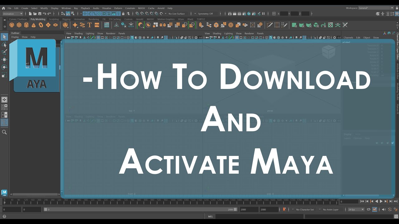 001 Getting Maya Software