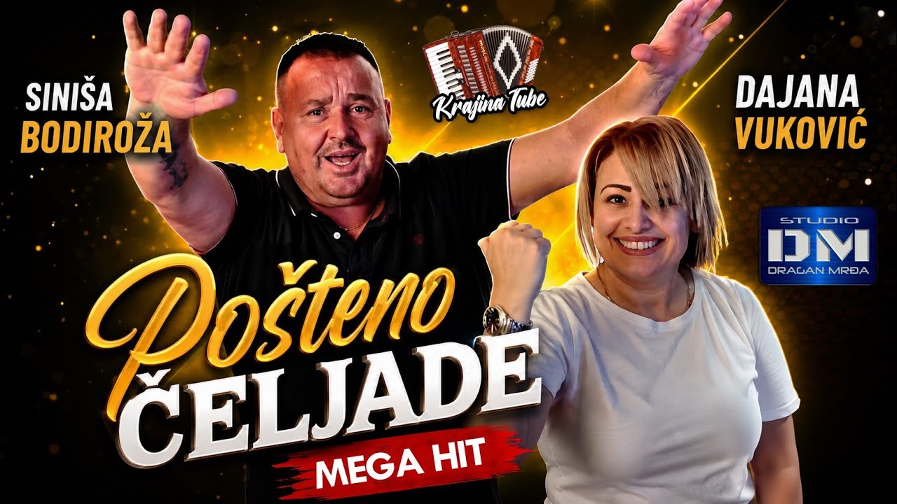 Dajana Vuković i Siniša Bodiroža - Pošteno čeljade (Official Video 2024)