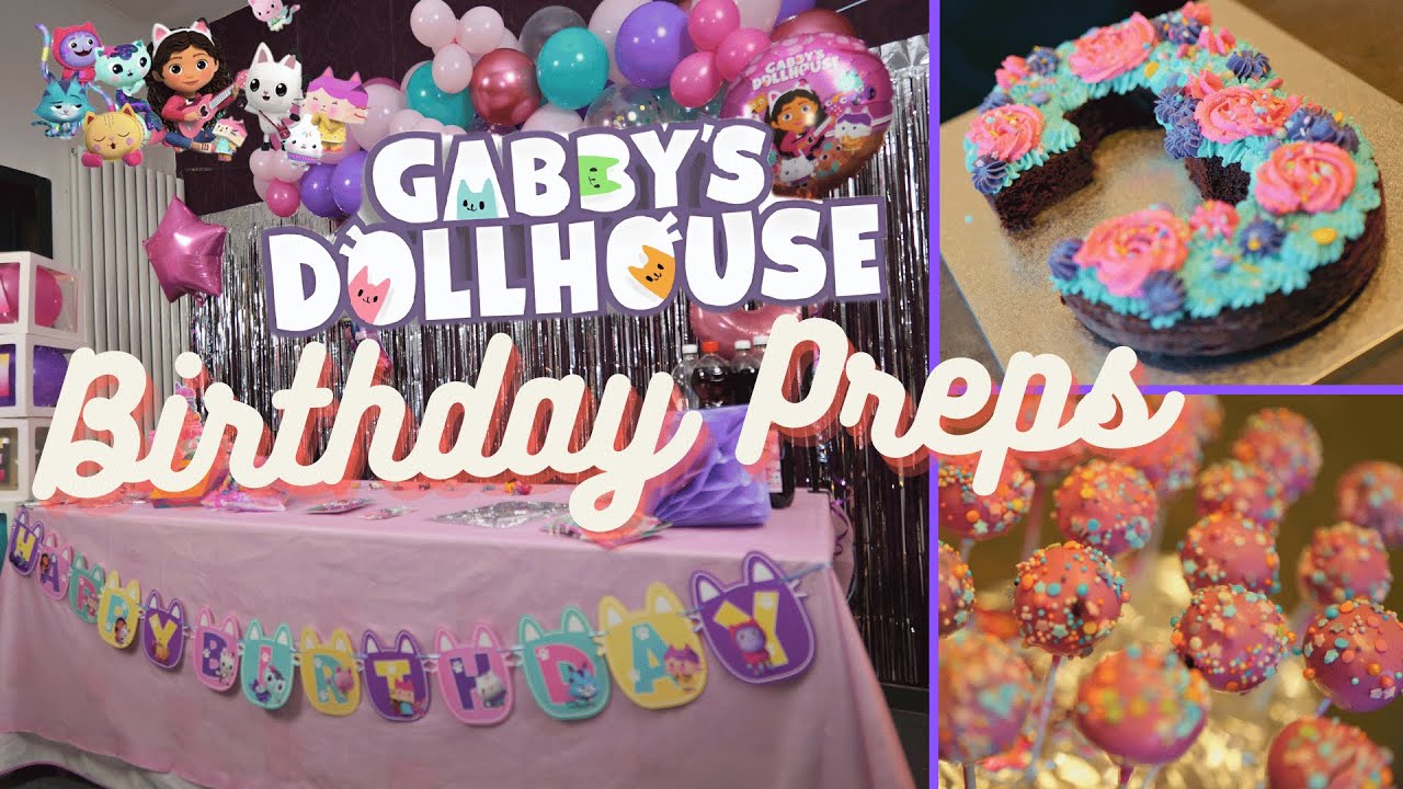 Gabby’s Dollhouse Themed Birthday Decorations & Cake Preparation | DIY Ideas & Tips