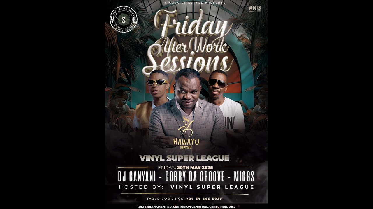 Dj Ganyani At Hawayu Lifestyle Vinyl Super League sessions #djcorrydagroove