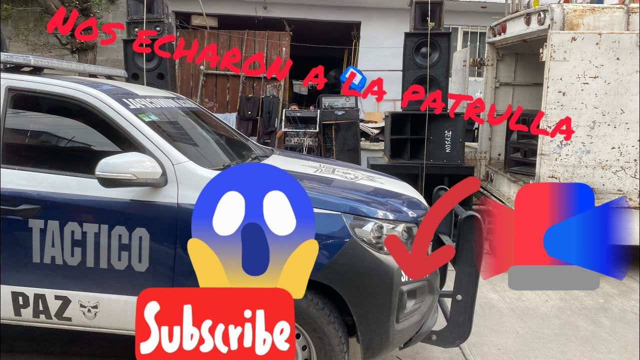 Nos echaron a la patrulla sonido jeyson #sonideros #audio #cumbias 