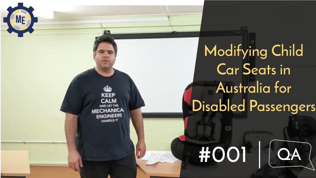 Q&A #001 - Modifying Child Car Seats in Australia for Disabled Passengers