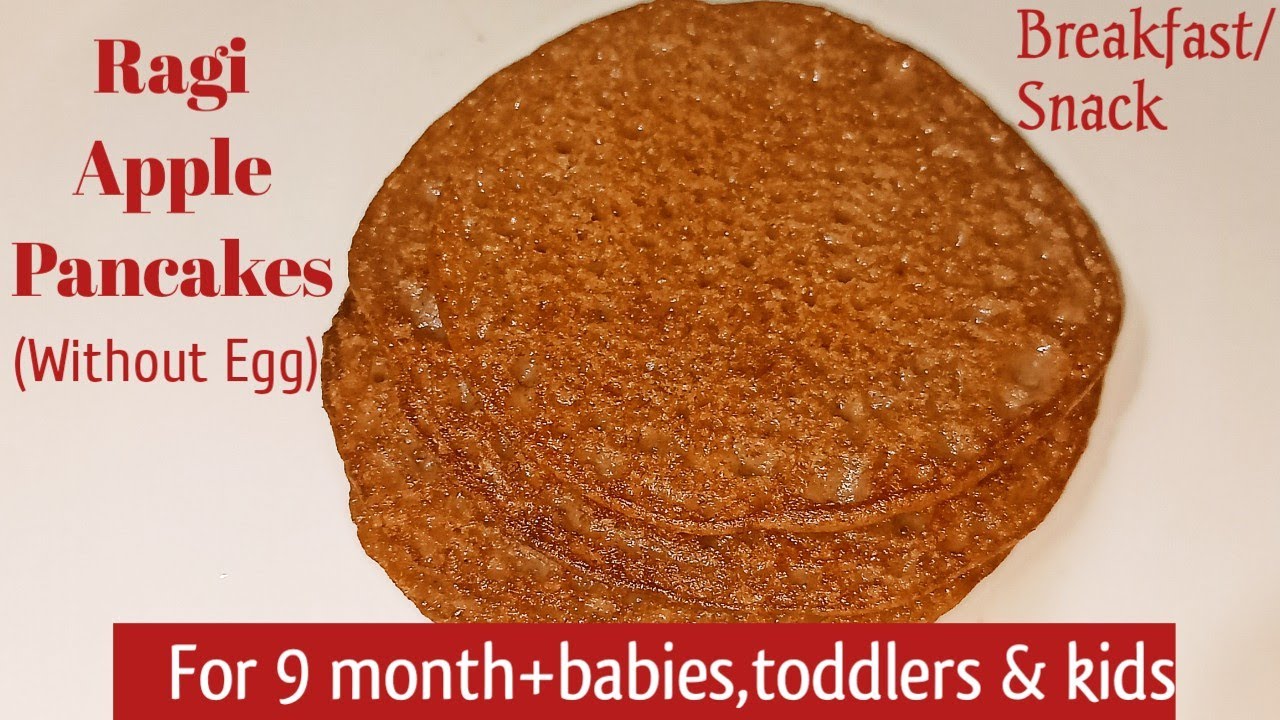 Ragi apple pancakes for babies,toddlers& kids|| Healthy breakfast/ snack||
