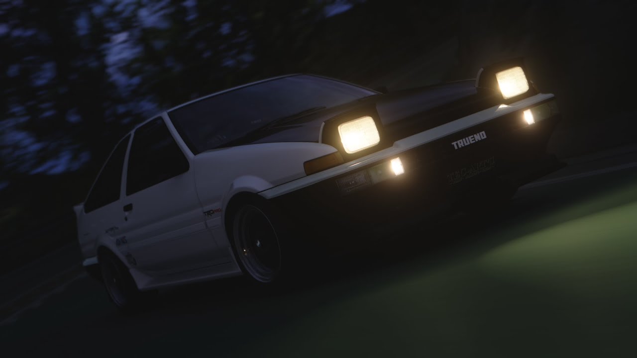 Assetto Corsa |  Enjoy riding the flow of Tsubaki Line Touge with Toyota AE86 Tuned