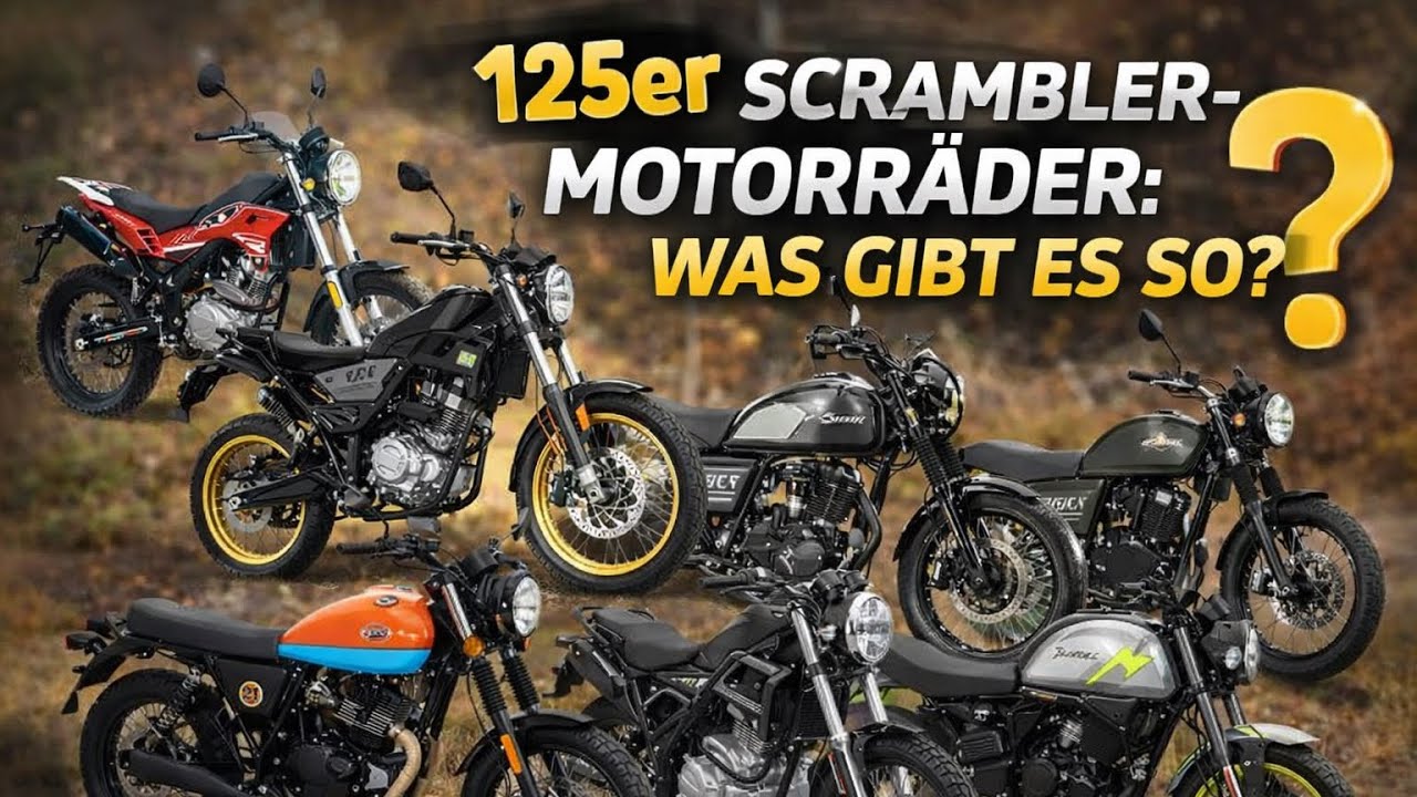 125er Scrambler Motorräder/Was gibt es? #motorradfahren #bikelife #scrambler #biker 