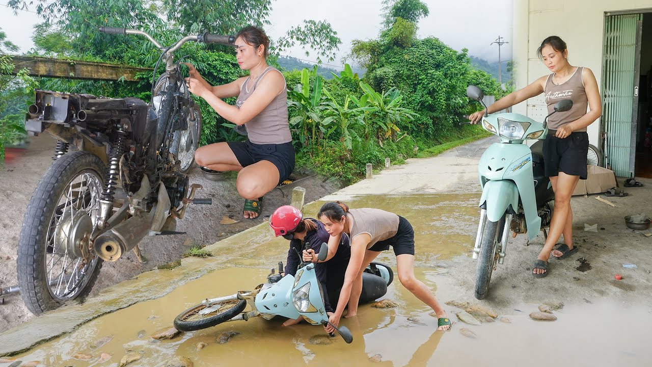 Help Villagers Fix Broken Motorbikes. Mechanical Girl Motorcycle Shop Management