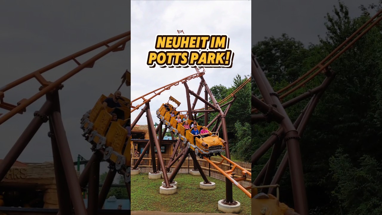 Die neueste Achterbahn in Deutschland! #freizeitpark #themepark #achterbahn