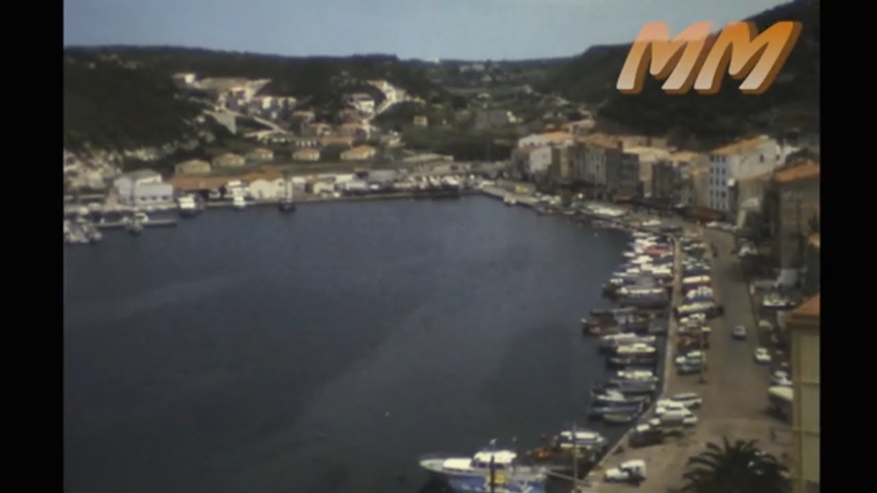 Corsica & Sardinia Holiday 1970s old cine film 353