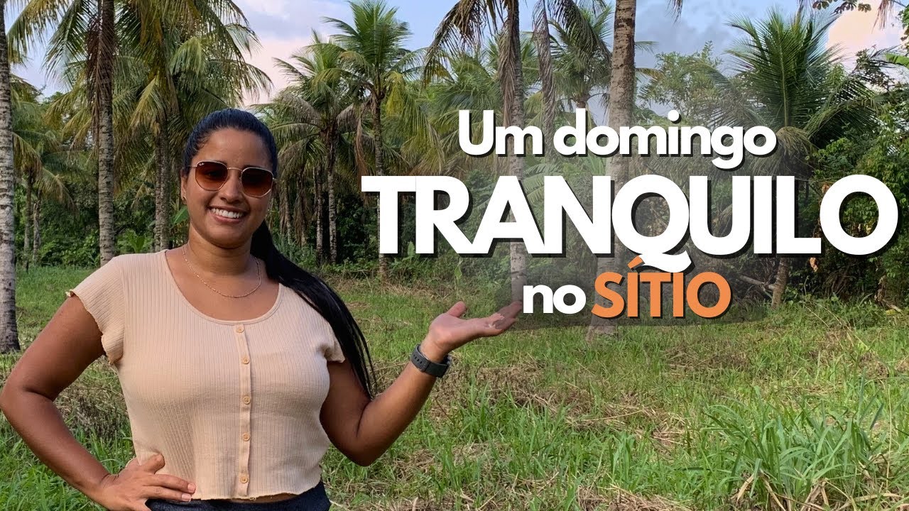 Nosso dia no SÍTIO + Lago de peixes & pegamos coco no pé