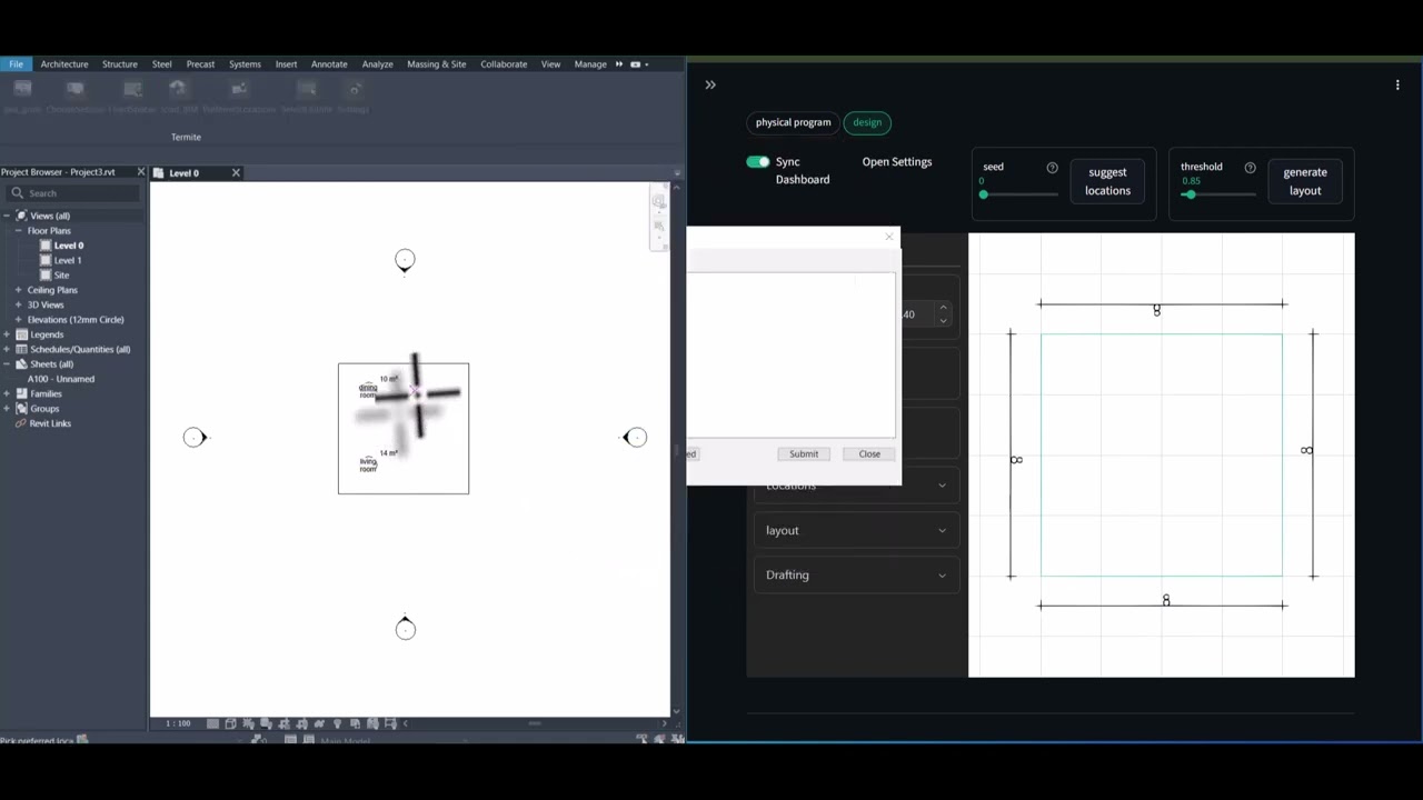 Integrate Termite with Revit- Step 3: Set preferred space locations