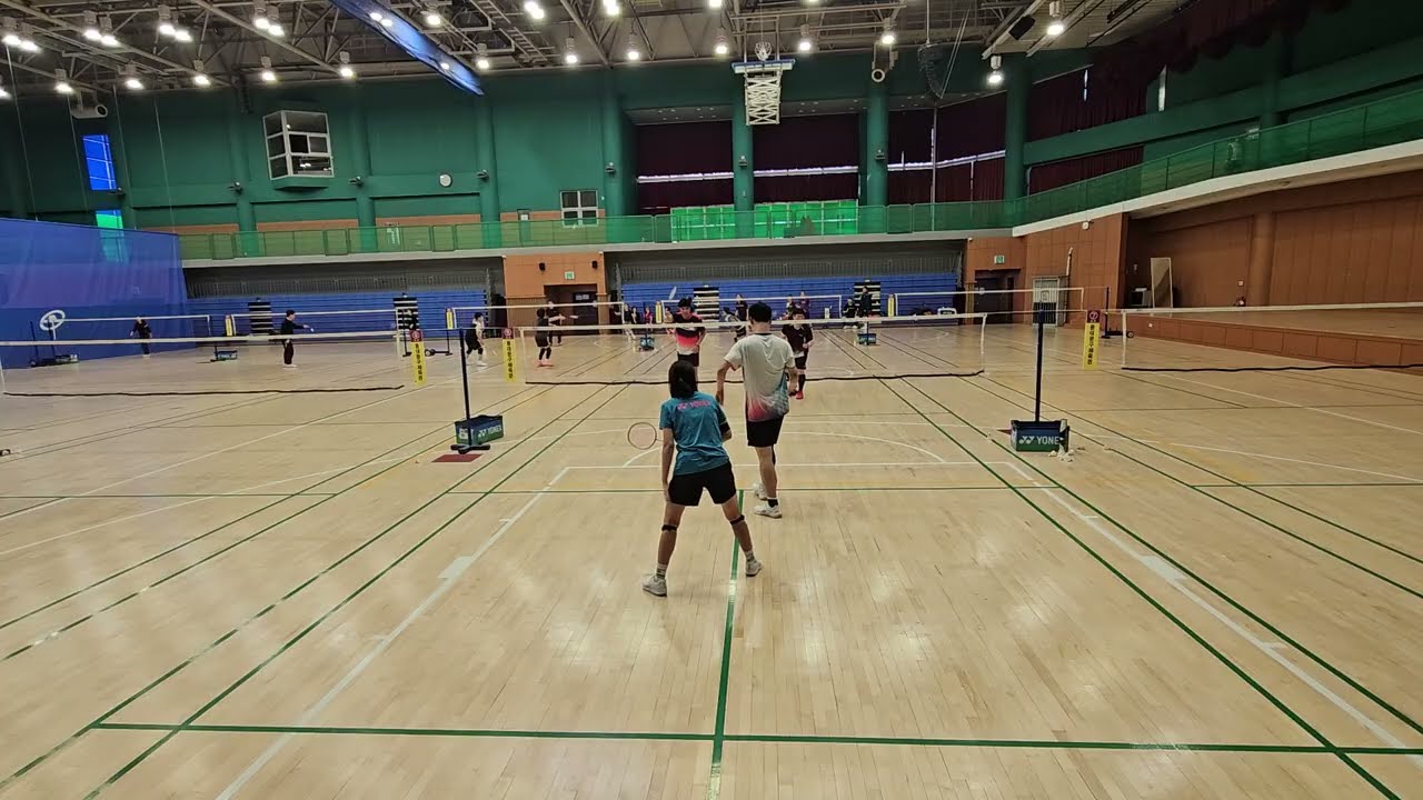 260127 번개모임 (한필님.인경님)VS(정우님.지훈님)#배드민턴 경기영상