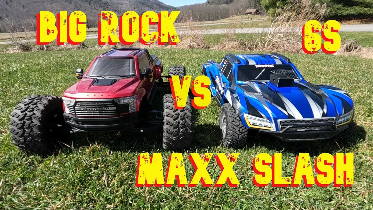 Arrma Big Rock 6s Vs Traxxas Maxx Slash Speed Test