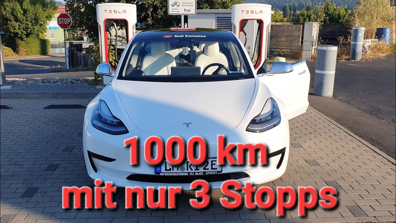 Roadtrip Tesla Model 3 SR+ LFP 1000 km nach Kroatien mit 3 x laden