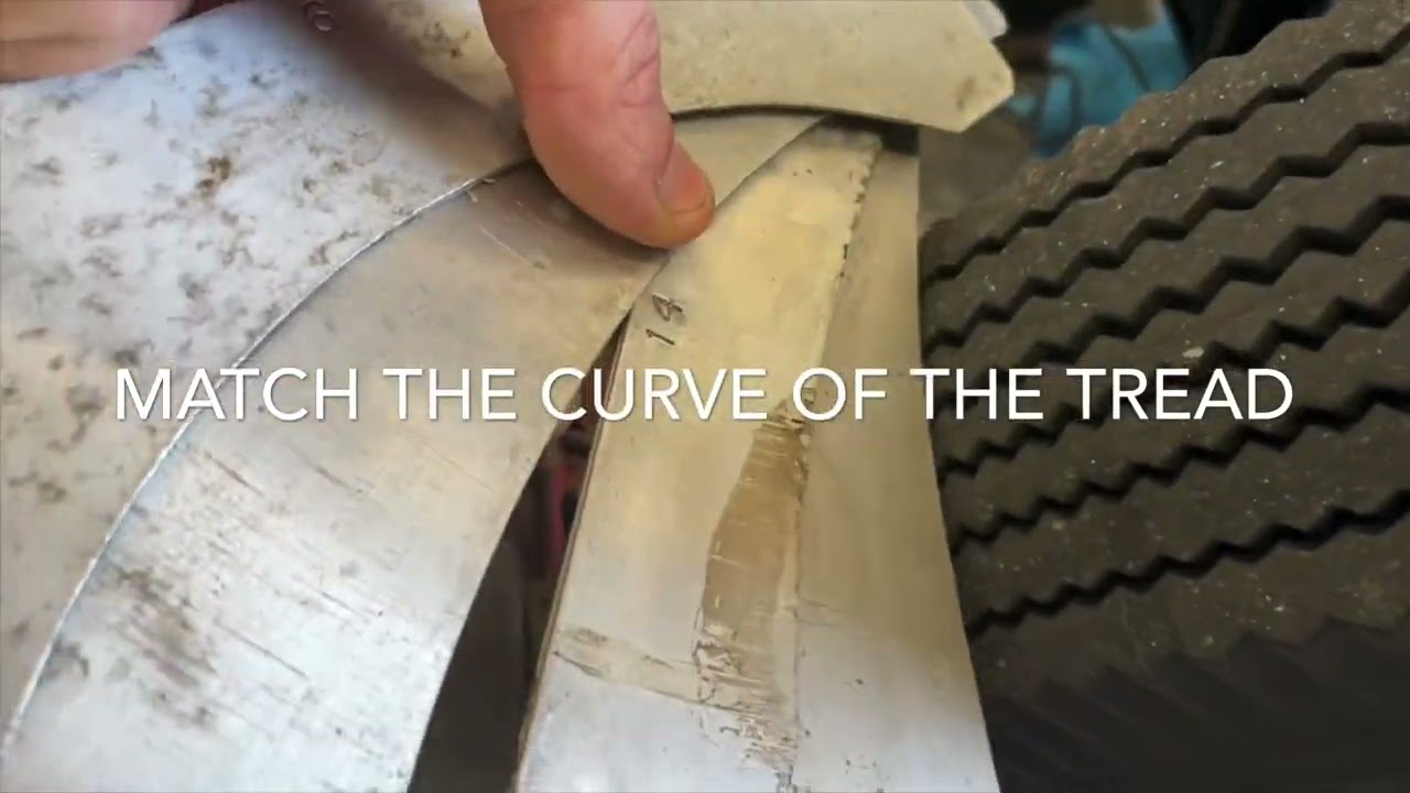 Amermac tire truer 400 on car tire shaving bias ply Firestone