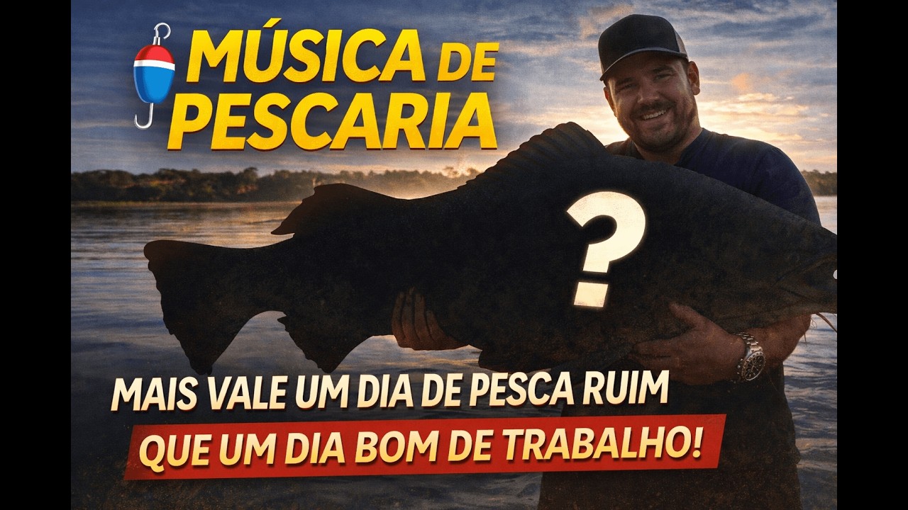 Mais Vale Um Dia de Pesca Ruim 🎣 | Música de Pescaria Engraçada (Sertanejo Raiz)