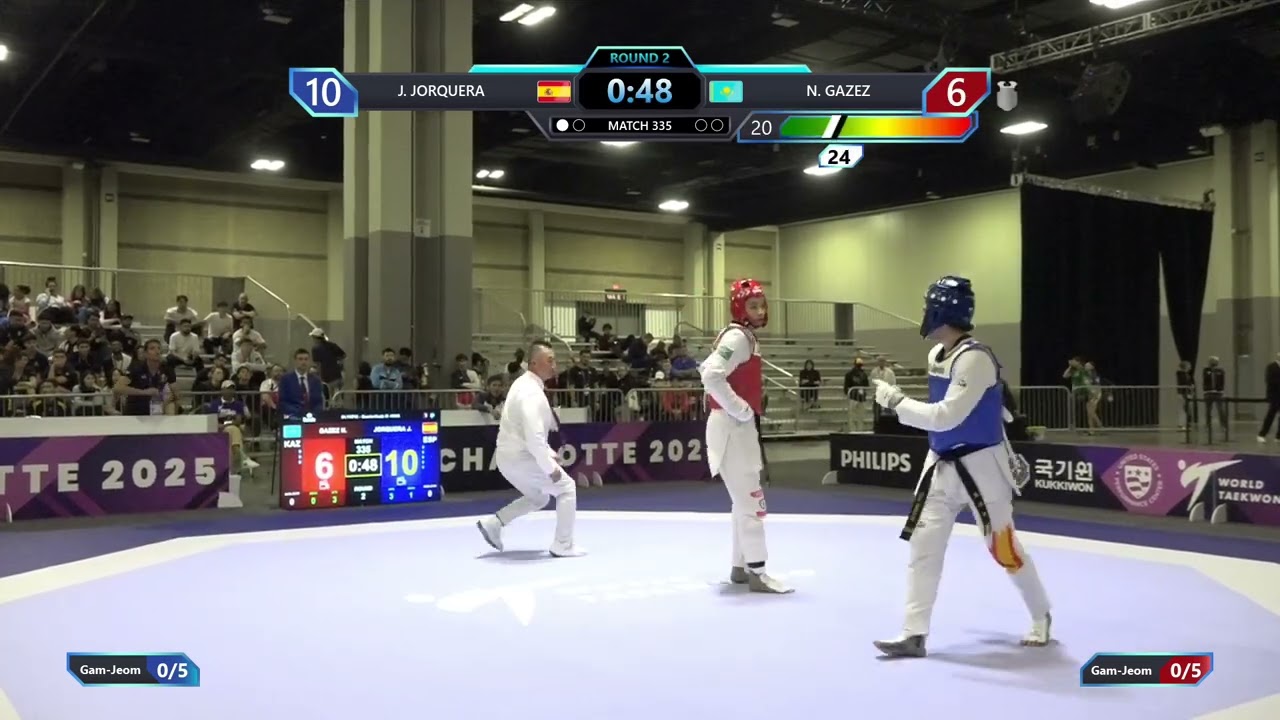335 Quarterfinals M  68kg ESP J  JORQUERA KAZ N  GAZEZ PGM
