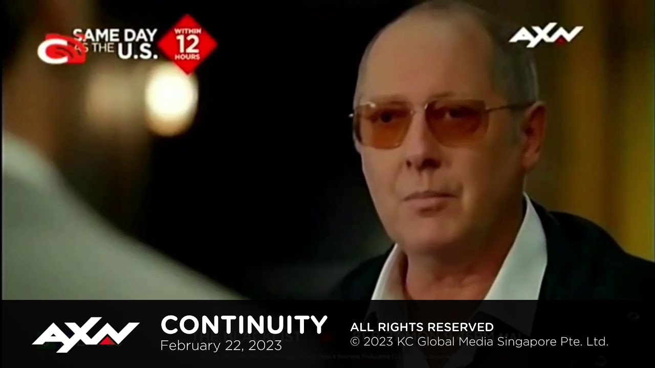 AXN Asia (Philippine feed) continuity | February 22, 2023