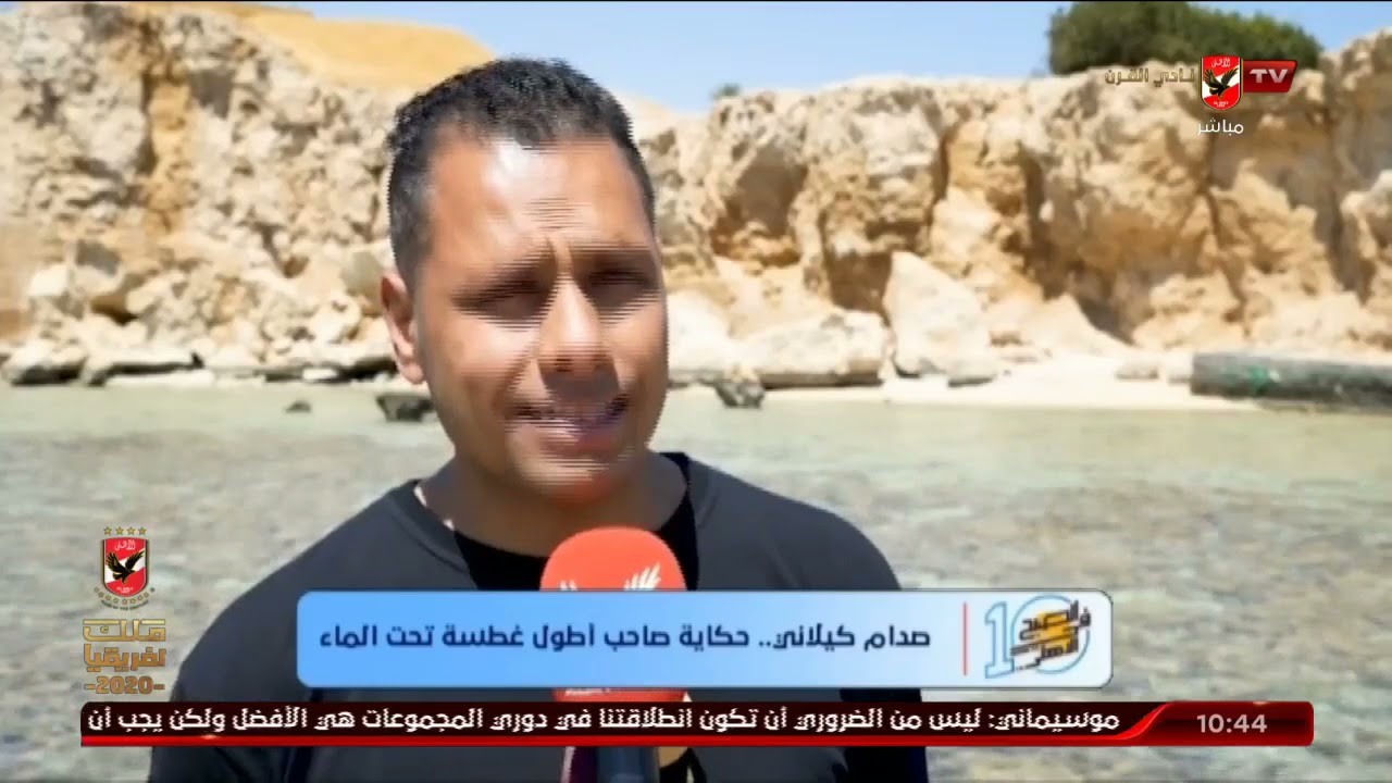 يأكل ويشرب ويصلي ويمارس التمارين  .. حكاية صدام كيلاني غطاس مصري حقق رقم قياسي بـ145 ساعة تحت الماء