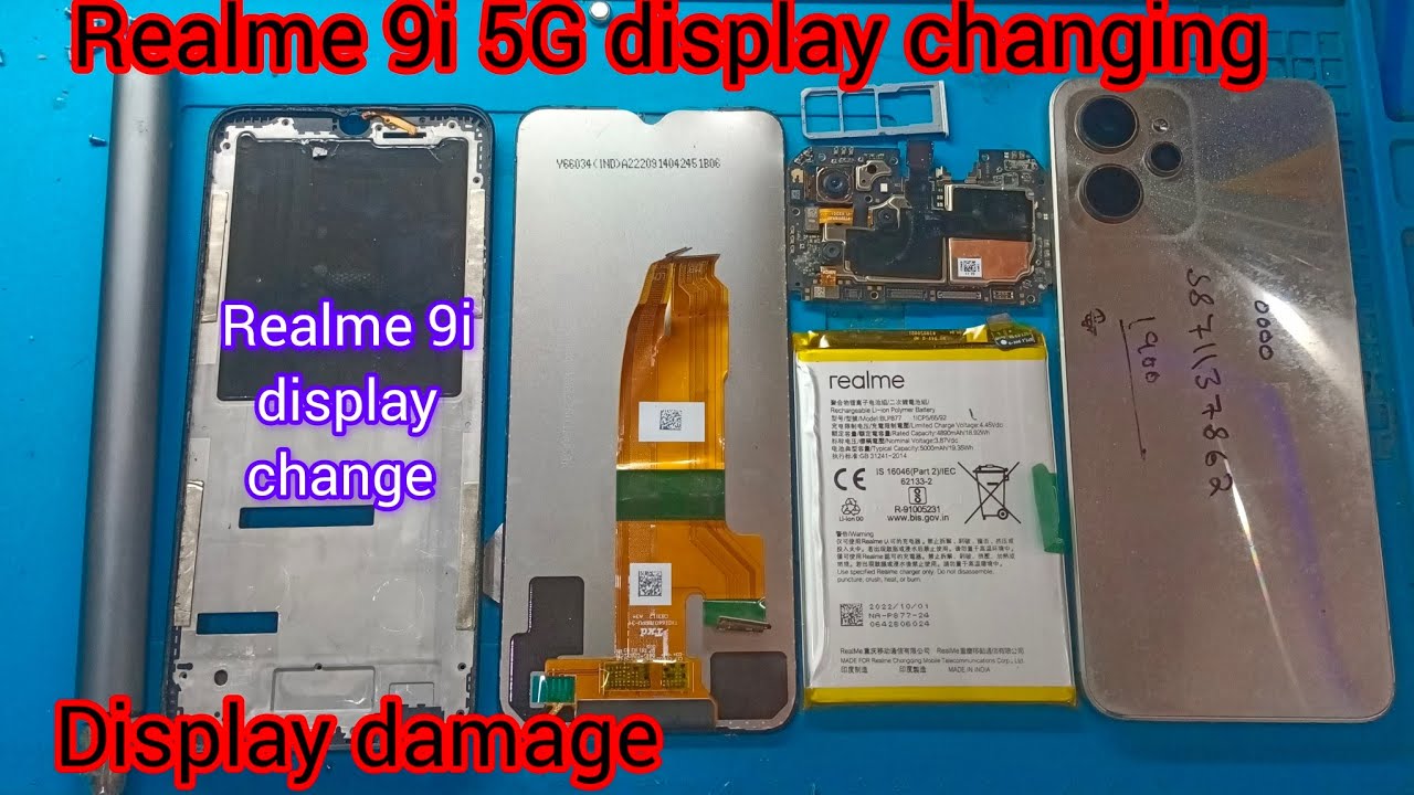 Realme 9i display change| Realme 9i 5g display change| Realme 9i display problem..